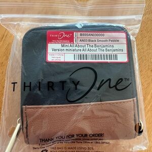 Thirty-One Black and Brown Mini Bag